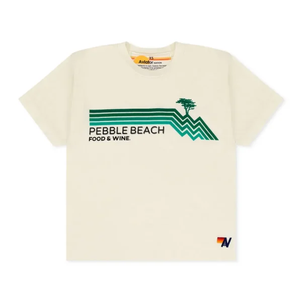 PEBBLE BEACH FOOD & WINE 2026 BOYFRIEND TEE - VINTAGE WHITE