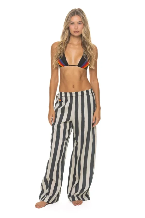 WOMEN'S COTTON LUXE POPLIN WIDE LEG PANT