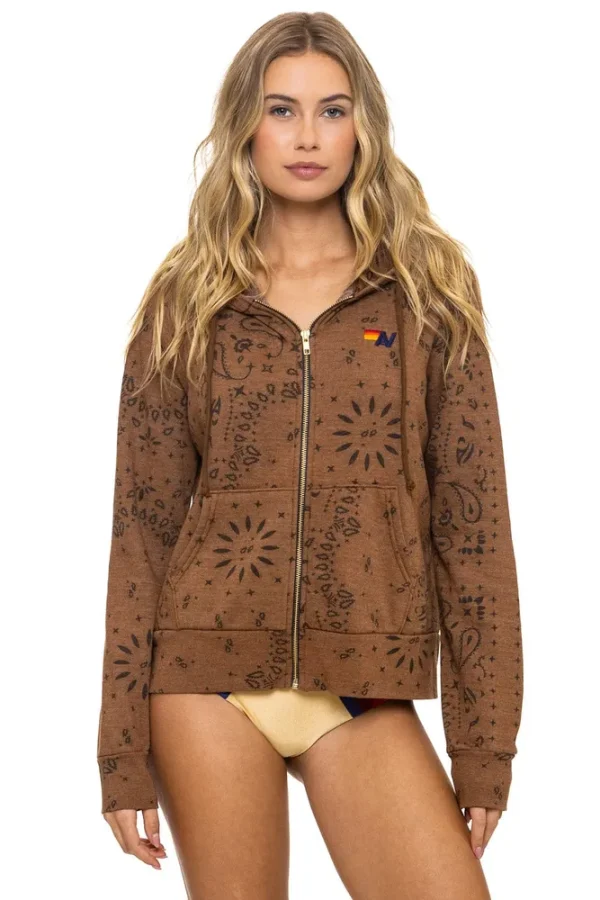BANDANA ZIP HOODIE