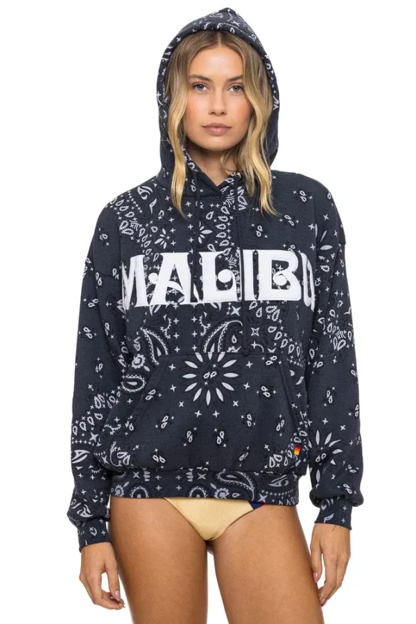 BANDANA MALIBU RELAXED PULLOVER HOODIE