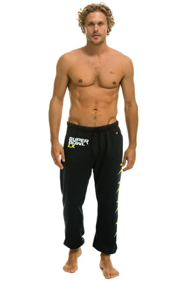 SUPER BOWL 2026 BOLT UNISEX SWEATPANTS - CHARCOAL