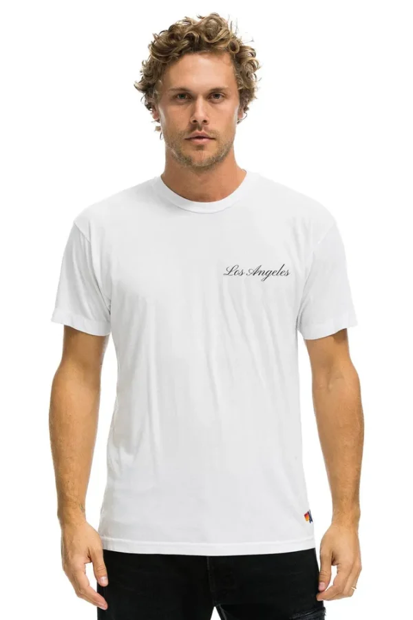 CHAD SMITH DREAMLAND LA FIRES BENEFIT CREW TEE - WHITE