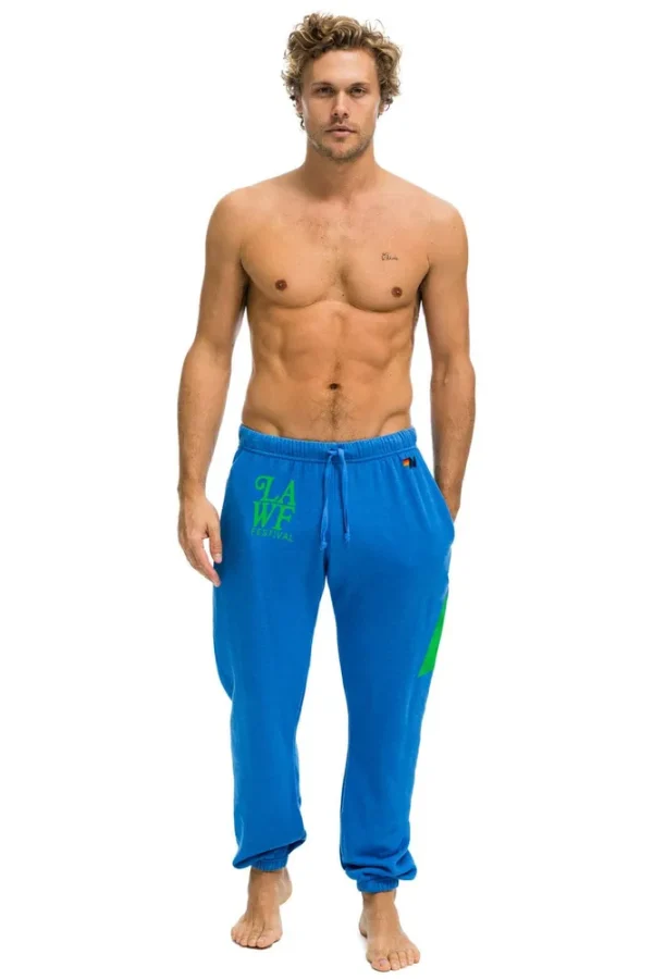 LOS ANGELES WINE & FOOD 2025 UNISEX POCKET SWEATPANTS - ADVENTURE BLUE