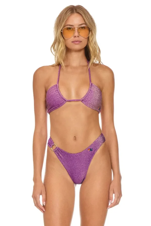 SPARKLE GYPSY RING HI-CUT FULL COVERAGE BIKINI BOTTOMS