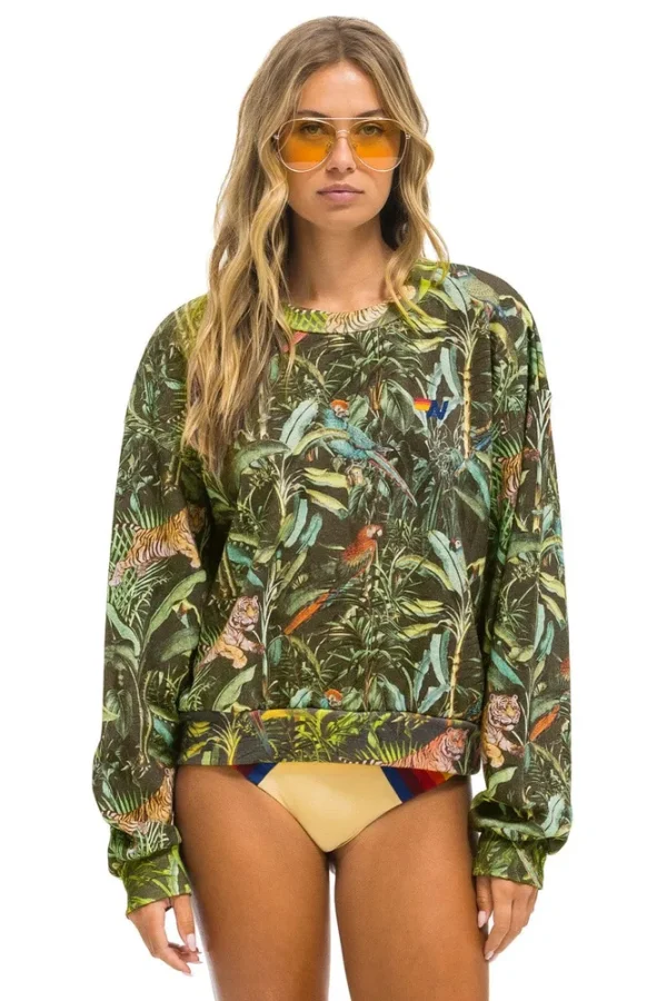 JUNGLE RELAXED CREW SWEATSHIRT