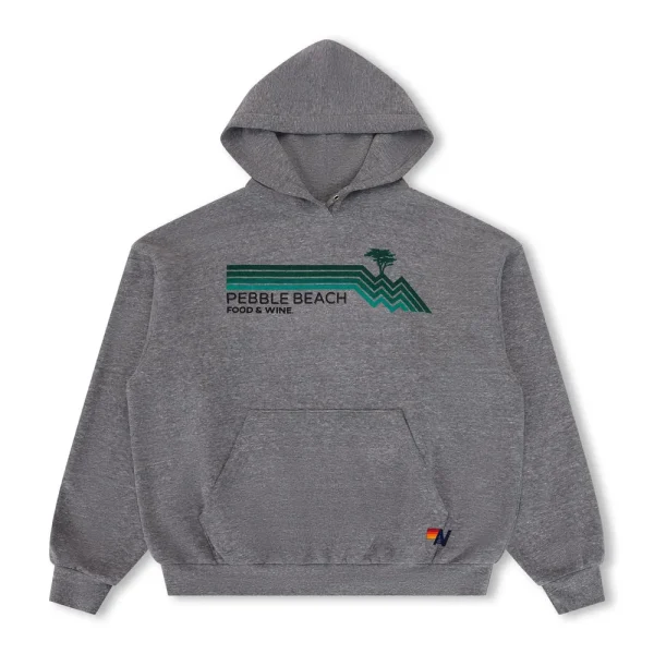 PEBBLE BEACH FOOD & WINE 2026 PULLOVER HOODIE RELAXED - HEATHER GREY