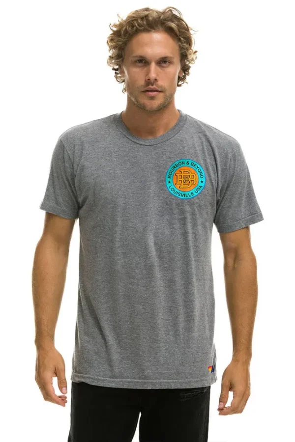 BOURBON AND BEYOND 2025 CREW TEE SHIRT - HEATHER