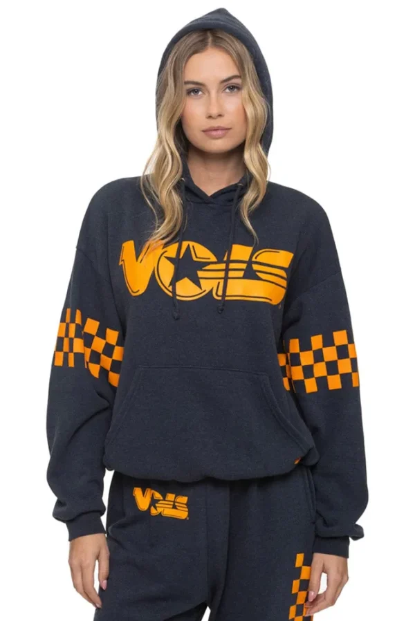 UNIVERSITY OF TENNESSEE VOLS RELAXED PULLOVER HOODIE - CHARCOAL
