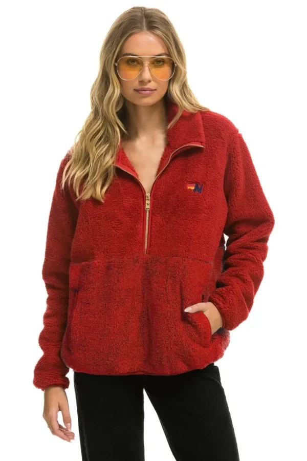 TEDDY UNISEX HALF ZIP JACKET