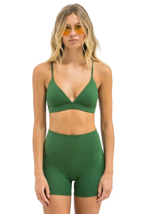 WIDE RIB TRIANGLE ADJUSTABLE SPORTS BRA