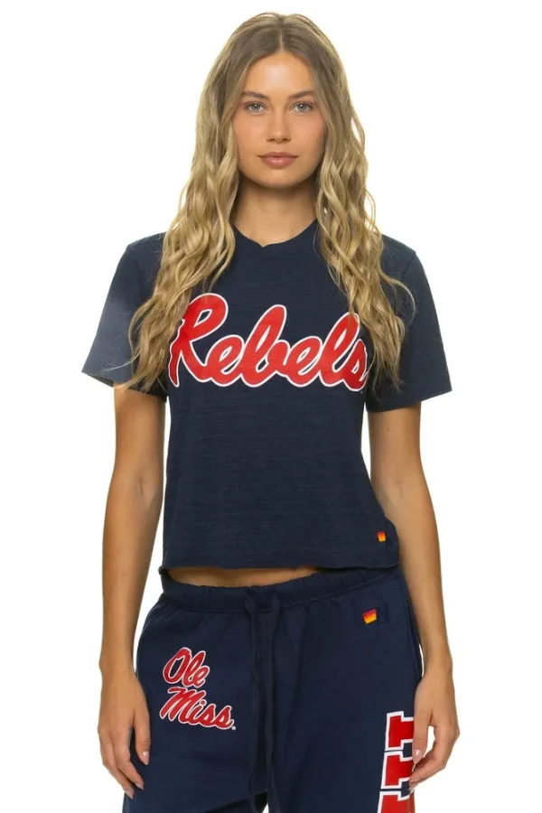 OLE MISS 2026 BOYFRIEND TEE - NAVY