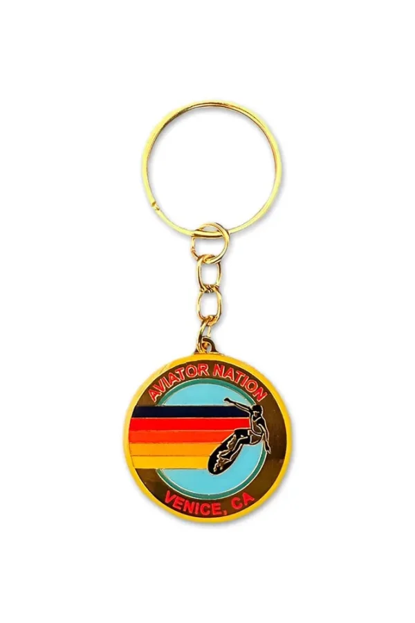 AVIATOR NATION - GOLD KEYCHAIN