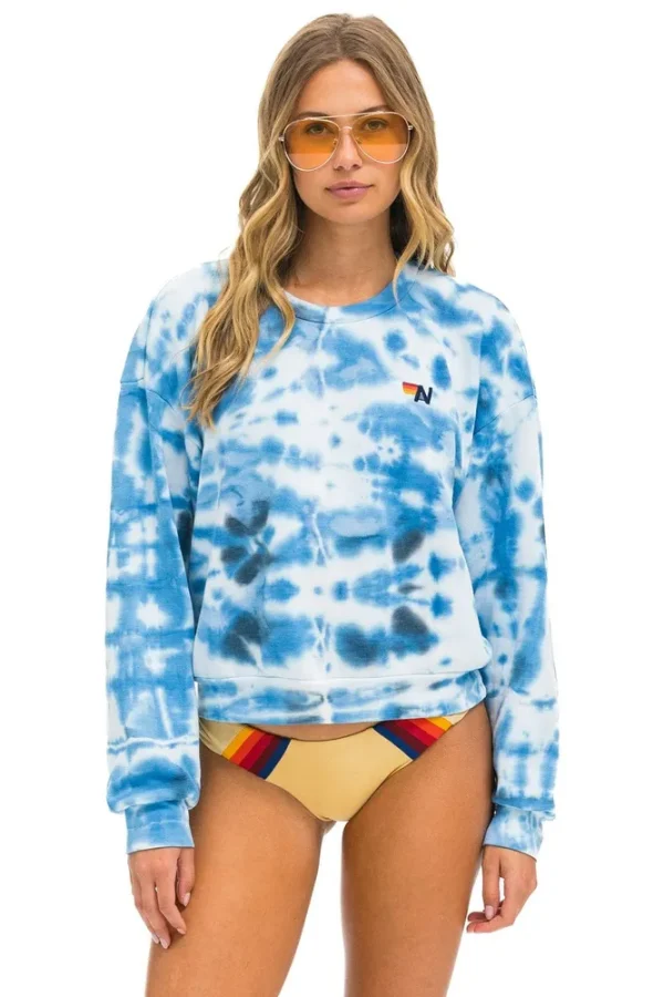 HAND DYED RELAXED CREW SWEATSHIRT