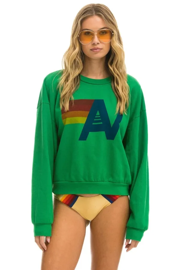 LOGO RELAXED CREW SWEATSHIRT