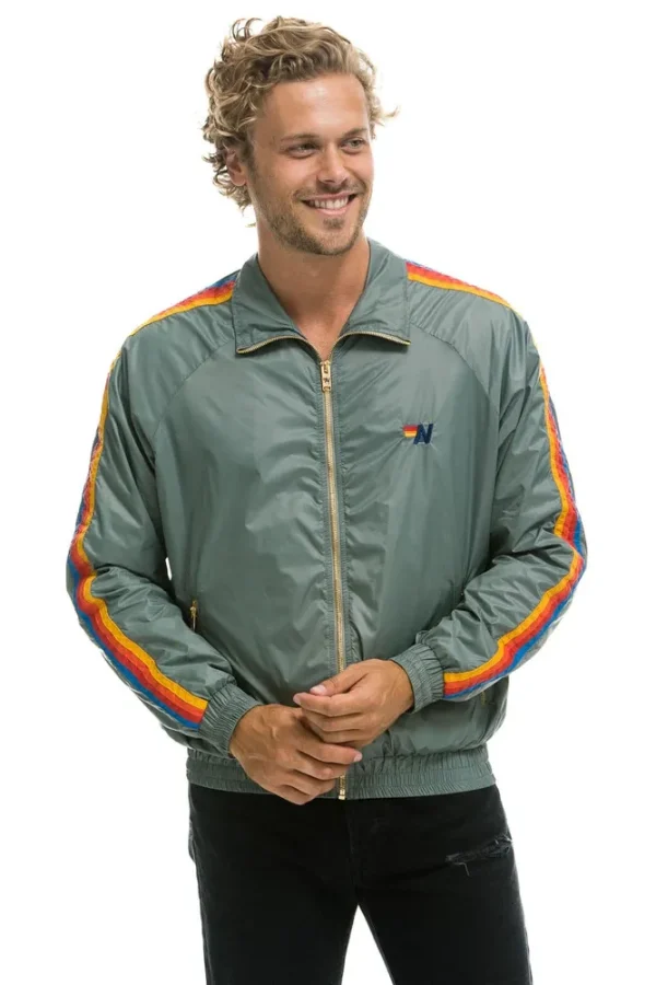 MEN'S 4 STRIPE WINDBREAKER