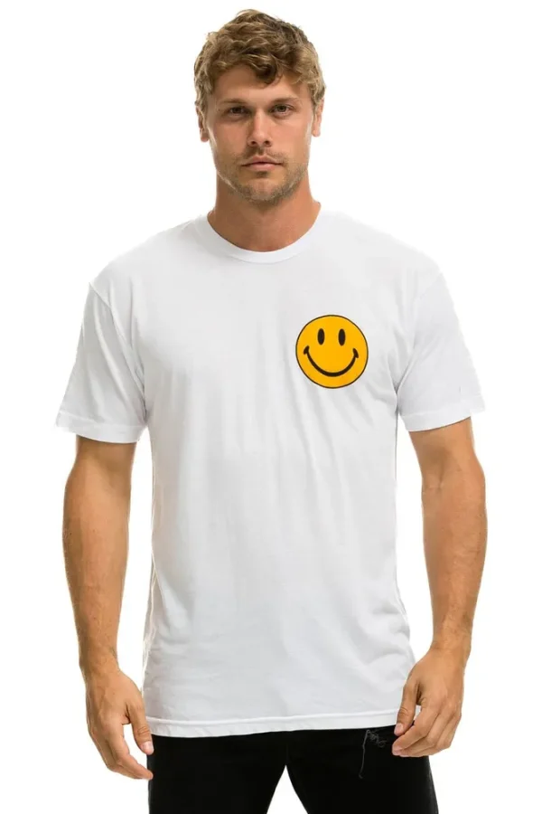 SMILEY 2 CREW TEE