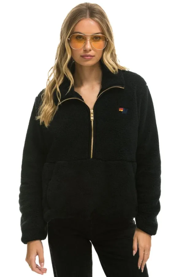 TEDDY APRES HALF ZIP JACKET