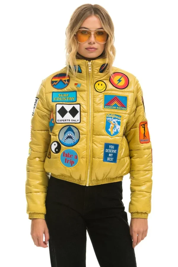 VINTAGE PATCH APRES PUFFER JACKET